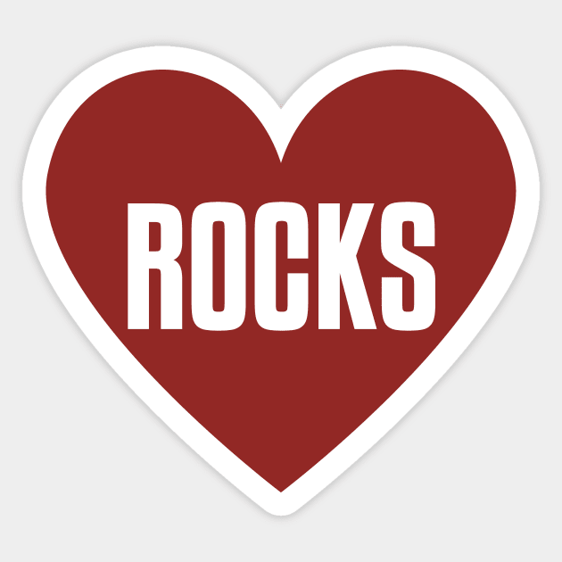 Rocks Funny Cute Love Heart Collector Igneous Sticker by Mellowdellow